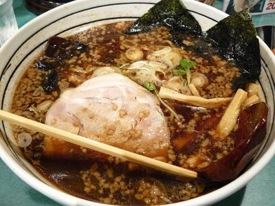 白樺山荘の醤油ラーメン